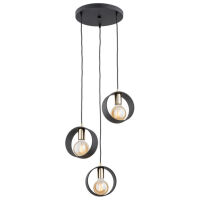 Lampa wisząca AMADORA 1449 Argon Potrójna nowatorska