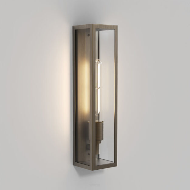Lampa zewnętrzna Harvard Wall Astro 1402009 Latarnia brązowa