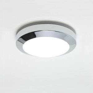Lampa sufitowa plafon Dakota 0843 180  IP 44 mleczne szkło chrom 18 cm 1129006