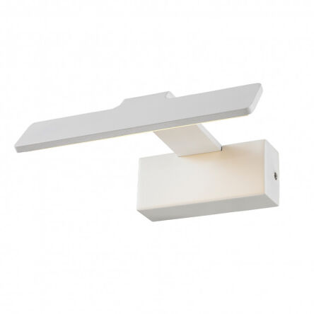 Kinkiet CORTO MB1040S Italux  AKRYLOWA OSŁONA DŁUGOŚĆ 20CM LED 6W BIAŁY PIASKOWANY