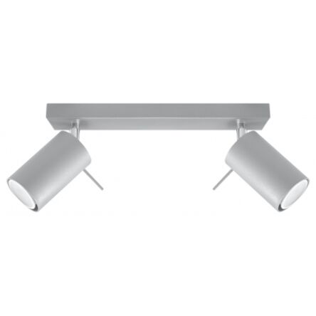  Efektowna lampa sufitowa listwa Ring 2  Szary SL.0450 SOLLUX LIGHTING nowoczesny