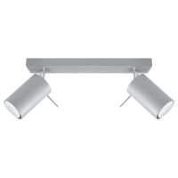  Efektowna lampa sufitowa listwa Ring 2  Szary SL.0450 SOLLUX LIGHTING nowoczesny