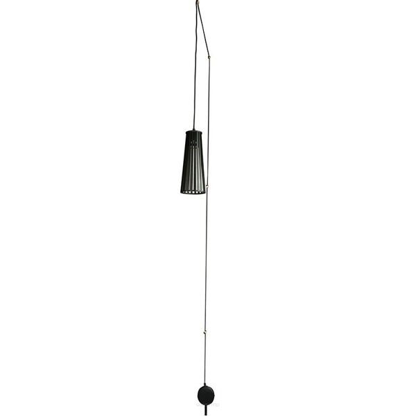 Kinkiet DOVER 9264 Nowodvorski Długi kabel czarny sklejka