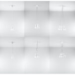 LAMPA WISZĄCA DIEGO 3 BIAŁA SOLLUX  NOWOCZESNY stal  SL.0570 metalowa lampa SOLLUX LIGHTING  - 7
