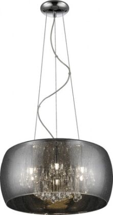 LAMPA WISZĄCA  ZUMA LINE RAIN P0076-05L-F4K9 KRYSZTAŁKI NOWOCZESNA NASTROJOWA SZKLANY KLOSZ 