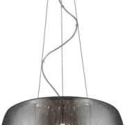 LAMPA WISZĄCA  ZUMA LINE RAIN P0076-05L-F4K9 KRYSZTAŁKI NOWOCZESNA NASTROJOWA SZKLANY KLOSZ 