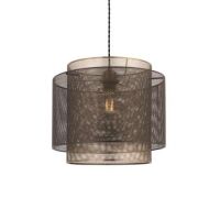 Lampa wisząca PLEXUS brązowa ENDON LIGHTING 72831