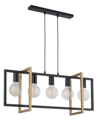 Lampa wisząca EDEN 32236 SIGMA czarno/złota x E27