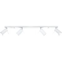 LAMPA SUFITOWA LISTWA SUFITOWA  RING 4L Biały SOLLUX  Lampa Ścienna NOWOCZESNY stal  SL.0331 metalowa lampa  SOLLUX LIGHTING tuby