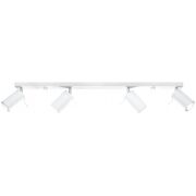 LAMPA SUFITOWA LISTWA SUFITOWA  RING 4L Biały SOLLUX  Lampa Ścienna NOWOCZESNY stal  SL.0331 metalowa lampa  SOLLUX LIGHTING tuby