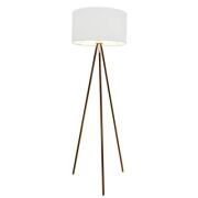Lampa podłogowa AZ3009 biały klosz miedziane nóżki finn Azzardo