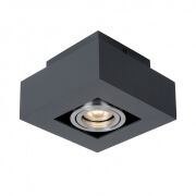 Lampa sufitowa CASEMIRO IT8002S1-BK/AL Italux NATYNKOWA WYKONANA Z METALU I ALUMINIUM CZARNA 
