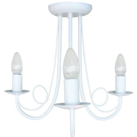 Lampa sufitowa plafon Perła 3 biała LP-020/3P white light Prestige 