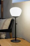 Lampa stołowa Rise 1L E27 108545 Markslojd czarna/biała 43,5-56cm, klosz Ø18cm - 3