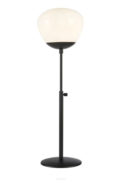 Lampa stołowa Rise 1L E27 108545 Markslojd czarna/biała 43,5-56cm, klosz Ø18cm