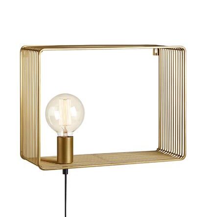 Kinkiet SHELF Złoty 1L 107815
