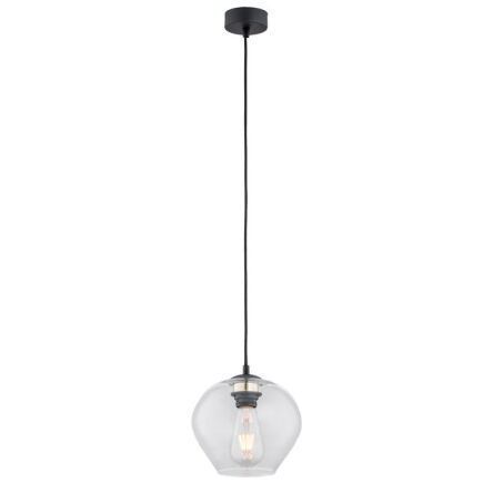 Lampa wisząca KALIMERA 4041 Argon Transparentna szklana śr. 20 cm