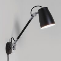 Lampa ścienna Atelier Grande Wall Astro 7505 skandynawska czarna regulowana głowica włącznik na obudowie 1224016