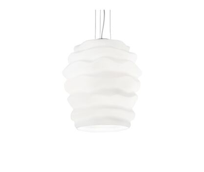 Lampa wisząca Karma SP1 Big 132365 NOWOCZESNY IP20 SZKŁO Ideal Lux oprawa wisząca w kolorze białym 