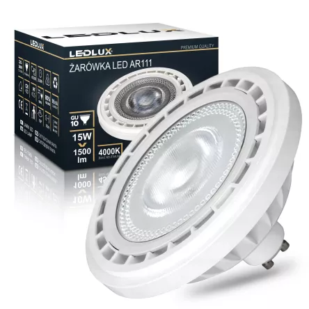 Żarówka LED GU10 ES111 AR111 15W = 140W 1500lm 4000K biała nautralna