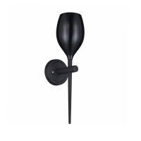 Kinkiet Izza Shiny Black AZzardo MB1288-1BL AZ0098 czarny  klosz w kształcie kielicha nowoczesny