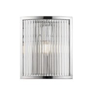 Kinkiet SERGIO W0528-01A-B5AC ZumaLine Nietypowy z metalu i szkła chrom
