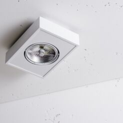 Oprawa natynkowa Lava X1 NT 50W Labra 3.0401 prostokątna 7 cm wysokości techniczna różne kolory wykończenia QR111