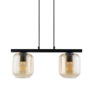 Lampa wisząca GLOSS 2 SIGMA 32251 bursztynowe klosze E27