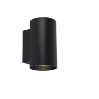 KINKIET ZUMA LINE SANDY WL ROUND BK Z ALUMINIUM W KOLORZE CZARNYM NOWOCZESNA TUBA TECHNICZNA