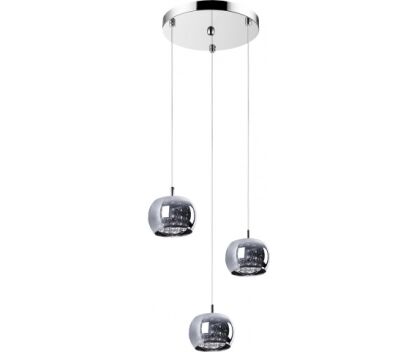 LAMPA WISZĄCA ZUMA LINE CRYSTAL PENDANT P0076-03M-B5FZ KRYSZTAŁKI NOWOCZESNA NASTROJOWA SZKLANY KLOSZ 