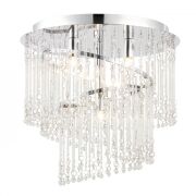 Lampa sufitowa CAMILLE 4 LT FLUSH kryształowy żyrandol ENDON LIGHTING 68698