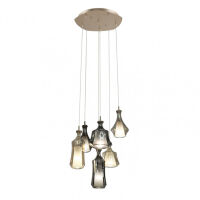 Lampa wisząca VIVES PND-203989-6 Italux Stylowe dmuchane klosze