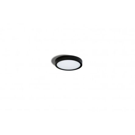 Plafon MALTA R18 AZZARDO LED 12W 3000K/4000K CZARNY AZ4235 AZ4236