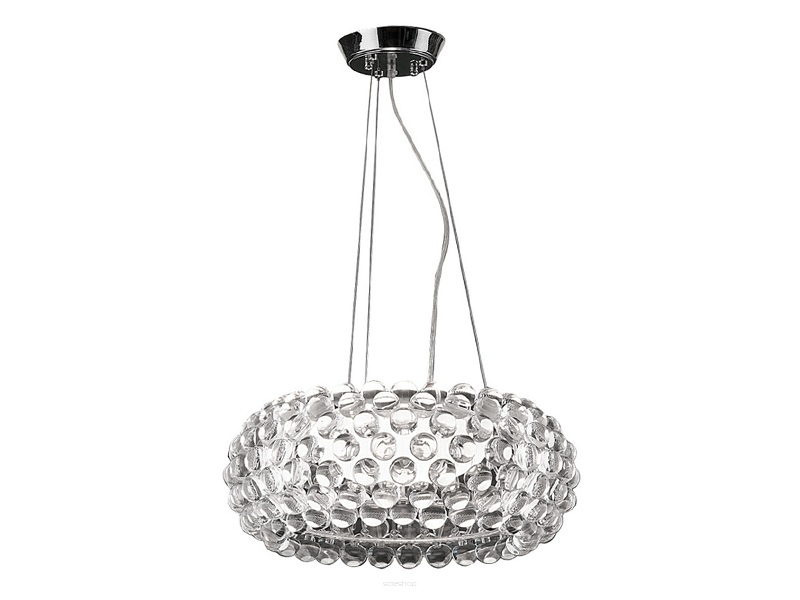 Lampa wisząca ACRYLIO 70 azzardo AZ0059  wykonany z przezroczystych kulek które, przepuszczają światło