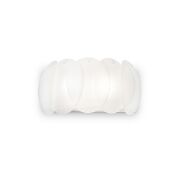 Kinkiet Ovalino AP2 038025 NOWOCZESNY IP20 SZKŁO Ideal Lux biała oprawa w stylu design