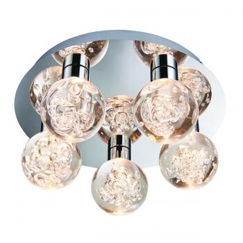 Lampa sufitowa VERSA chrom 5lt ENDON LIGHTING 76365  