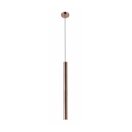 LAMPA WISZĄCA ZUMA LINE LOYA PENDANT P0461-01A-L7L7 TUBA MIEDZIANA DŁUGA LED