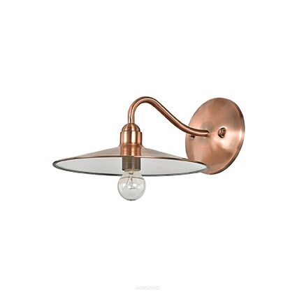 Kinkiet CANTINA AP1 MIEDŹ Ideal Lux  112695   metalowa rama klosz w kształcie stożka o miedzianym zabarwieniu