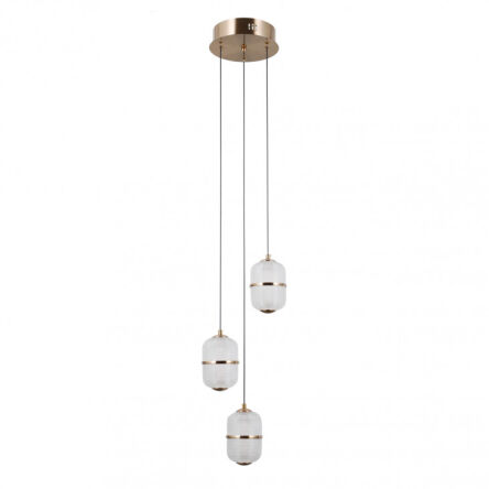 Lampa wisząca Alani PND-34375-3-HBR Italux