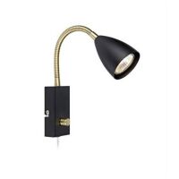 Lampa ścienna na gęsiej szyjce CIRO 106589 Markslojd czarny z włącznikiem i ściemniaczem