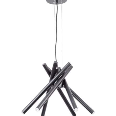 LAMPA WISZĄCA LUMEN 33196 SIGMA CZARNA 6x G9