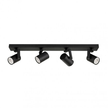 Lampa sufitowa MOLA SPL-2846-4 BL Italux czarna listwa nowoczesna 4x GU10