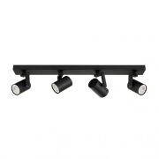 Lampa sufitowa MOLA SPL-2846-4 BL Italux czarna listwa nowoczesna 4x GU10