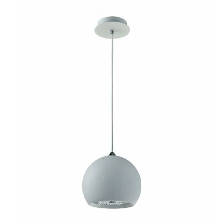 Lampa wisząca Regina WH FH5951BJ-200 WH Italux  ma kolor biały okrągły klosz nowoczesny