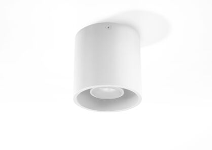 Lampa sufitowa plafon  Downlight Orbis biała techniczna SL.0021 SOLLUX LIGHTING tuba