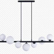 Lampa wisząca SYBILLA 7 Azzardo AZ4406 Nowoczesna czarno-biała