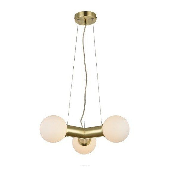 Lampa wisząca POPE AZAZ3170  kolor złoty 3 szklane klosze