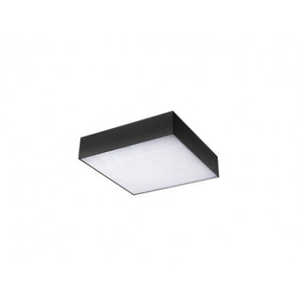 Oprawa natynkowa kwadratowa czarna nowoczesna MONZA S 40 square Azzardo AZ2275 SHS563000-50-BK LED 5,5 cm wysokości 40 cm szerokości