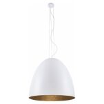 Lampa wisząca EGG L 9023 Nowodvorski Elegancka i gustowna biało-złota - 3