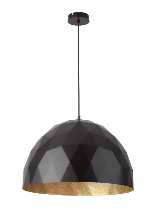 Lampa wisząca DIAMENT L 31367 SIGMA CZAQRNO/ ZŁOTA 50 CM